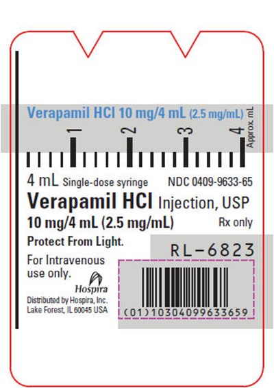 Vial (1000720 0409 9633 05 Verapamil Syringe Label)